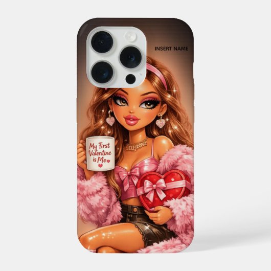 zelfliefde valentine telefoonhoesje iPhone hoesje (Achterkant)