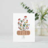 Zelfliefdesbandbreedte positieve zelfzorg briefkaart (Staand voorkant)