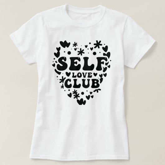 Zelfliefdesclub T-shirt (Design voorkant)
