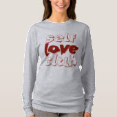 zelfliefdesclub t-shirt (Voorkant)