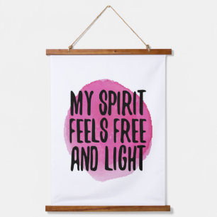 zelfliefdesinspiratie voor levensacceptatie hangend wandkleed