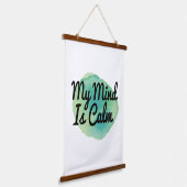 zelfliefdesmotivatie voor levensacceptatie hangend wandkleed (Gebogen)