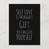 Zelfliefdespositieve bevestiging briefkaart (Voorkant)