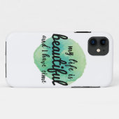 zelfliefdesverklaringen voor levensacceptatie Case-Mate iPhone case (Achterkant (horizontaal))