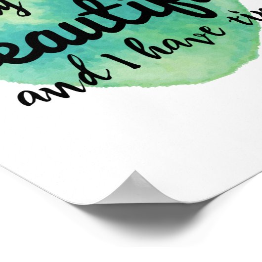 zelfliefdesverklaringen voor levensacceptatie poster (Hoek)