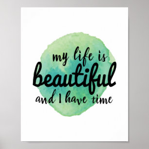 zelfliefdesverklaringen voor levensacceptatie poster