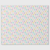 Zelfliefhebbend Snoep — wit omslagpapier Cadeaupapier (Vlak)