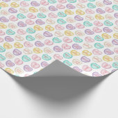 Zelfliefhebbend Snoep — wit omslagpapier Cadeaupapier (Hoek)