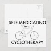 Zelfmedicatie met cyclotherapie briefkaart (Voorkant / Achterkant)