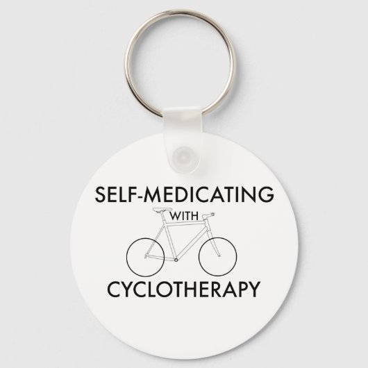 Zelfmedicatie met cyclotherapie sleutelhanger (Voorkant)