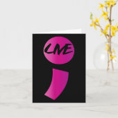 Zelfmoord als psychische aandoening Bewustmaking P Kaart (Gele Bloem)