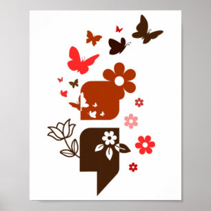 Zelfmoord Bewustmakingspreventie Semicolon Mental  Poster