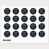 Zelfmoord Bewustmakingspreventie Semicolon Mental Ronde Sticker (Vel)