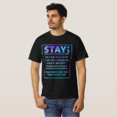 Zelfmoord Bewustmakingspreventie Semicolon Mental  T-shirt (Voorkant volledig)