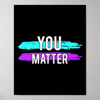 Zelfmoord Bewustzijn Je Probleem Ontwerp Cadeau Vo Poster