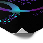 Zelfmoord Bewustzijn Preventie Zoon In Liefdevolle Poster (Hoek)