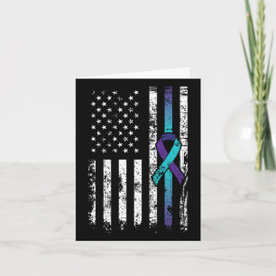 Zelfmoord Depressie Amerikaanse vlag Preventie Awa Kaart
