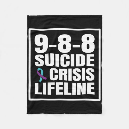 Zelfmoord en crisispreventie als levensbedreigende fleece deken (Voorkant)