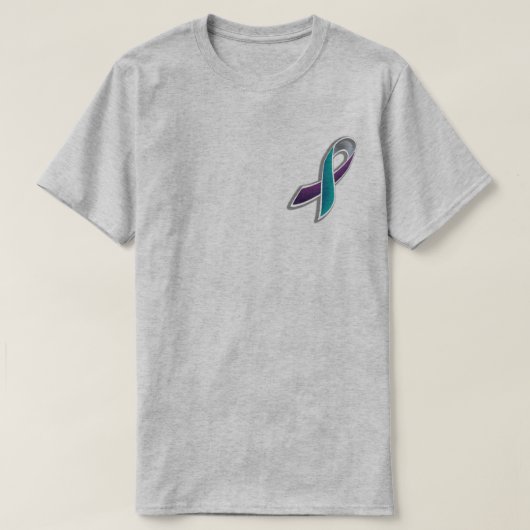 Zelfmoord en PTSD-bewustzijn shirt (Design voorkant)