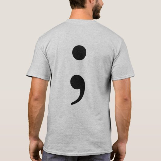 Zelfmoord en PTSD-bewustzijn shirt (Achterkant)