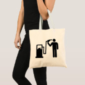 Zelfmoord op benzine tote bag (Voorkant (product))
