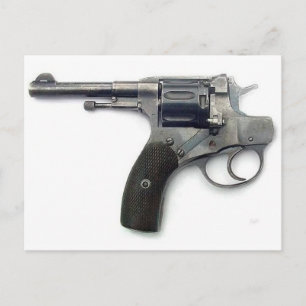 Zelfmoord pistool briefkaart