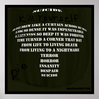 Zelfmoord Poster