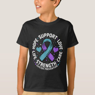Zelfmoord Preventie Hoop Ondersteuning Liefdesleve T-shirt