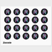 Zelfmoord Semicolon Six Gift Ronde Sticker (Vel)