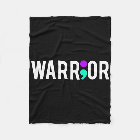 Zelfmoordbewust ontwerppigram voor volwassenen fleece deken (Voorkant)