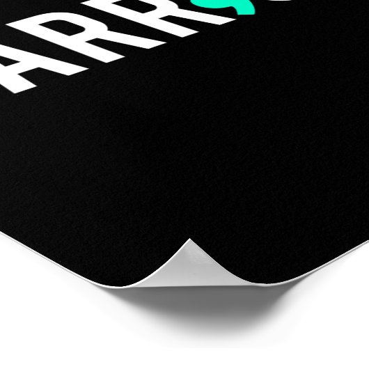 Zelfmoordbewust ontwerppigram voor volwassenen poster (Hoek)