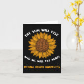 Zelfmoordbewustmaking: preventie geestelijke gezon kaart (Gele Bloem)