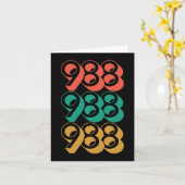 Zelfmoordbewustzijn - 988 - Zelfmoordpreventie 988 Kaart (Gele Bloem)