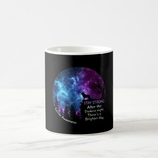 Zelfmoordbewustzijn bij herder: sterk geschenk koffiemok (Center)