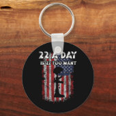 Zelfmoordbewustzijn bij soldaten 22 uur per dag is sleutelhanger (Voorkant)