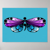 Zelfmoordbewustzijn Butterfly Semi-Colon Poster (Voorkant)