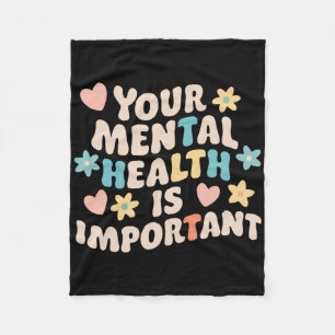 Zelfmoordbewustzijn Depressie Angst Geestelijke ge Fleece Deken