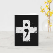 Zelfmoordbewustzijn Depressie Angst Geestelijke ge Kaart (Gele Bloem)