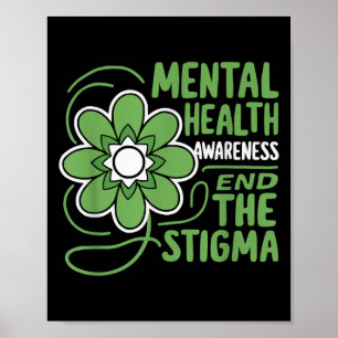 Zelfmoordbewustzijn Depressie Angst Geestelijke ge Poster