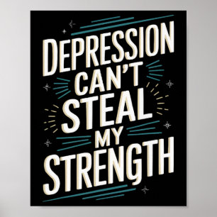 Zelfmoordbewustzijn Depressie Angst Geestelijke ge Poster