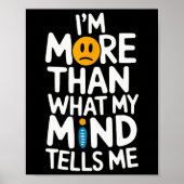 Zelfmoordbewustzijn Depressie Angst Geestelijke ge Poster (Voorkant)