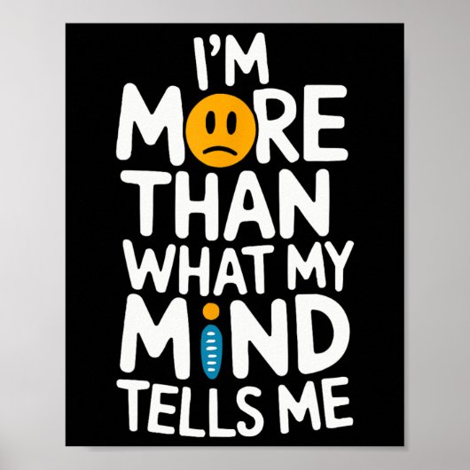 Zelfmoordbewustzijn Depressie Angst Geestelijke ge Poster (Voorkant)