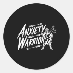 Zelfmoordbewustzijn Depressie Angst Geestelijke ge Ronde Sticker