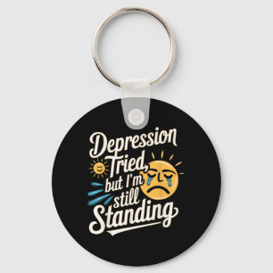 Zelfmoordbewustzijn Depressie Angst Geestelijke Ge Sleutelhanger