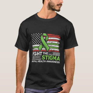 Zelfmoordbewustzijn Depressie Angst Geestelijke ge T-shirt
