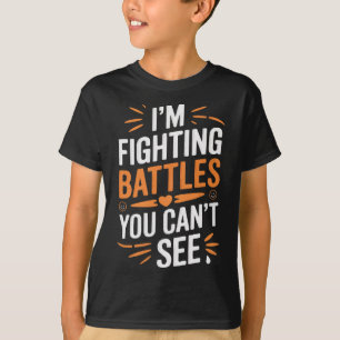 Zelfmoordbewustzijn Depressie Angst Geestelijke ge T-shirt