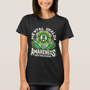 Zelfmoordbewustzijn Depressie Angst Geestelijke ge T-shirt