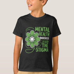 Zelfmoordbewustzijn Depressie Angst Geestelijke ge T-shirt