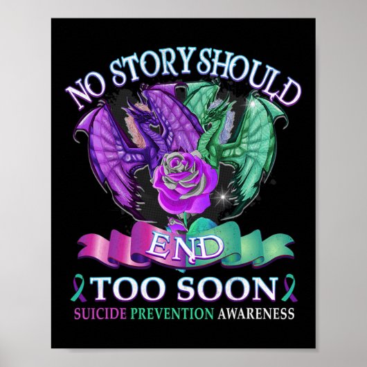 Zelfmoordbewustzijn Draak Geen verhaal zou moeten  Poster (Voorkant)