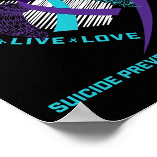 Zelfmoordbewustzijn Echtgenoot Cadeau Liefdevolle  Poster (Hoek)